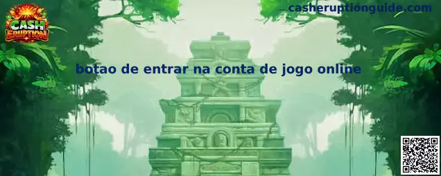 Botao de entrar na conta de jogo online en Cash Eruption