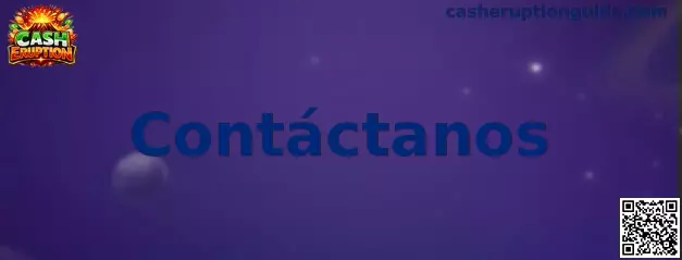 Página de contacto y asistencia de Cash Eruption
